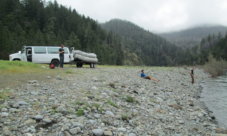 Take out for multi-day rafting trip on an illinois river rafting and kayaking trip