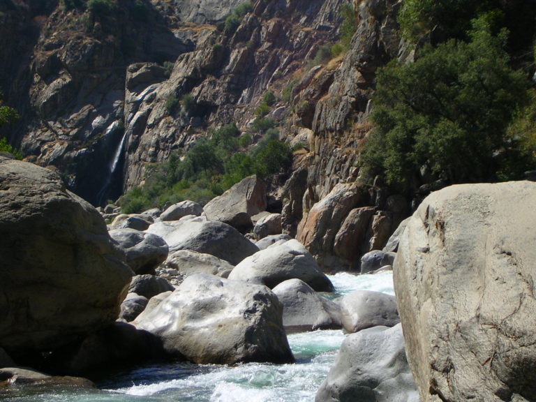 Garlic Falls rapid in Kings Canyon on the Kings River Garlic Falls run