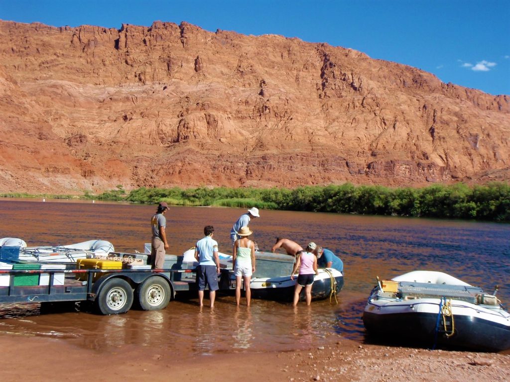 Put-in for Grand Canyon Rafting Trips