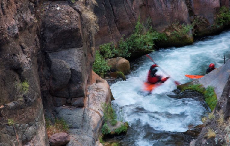 Tapeats Creek kayaing the Gorge