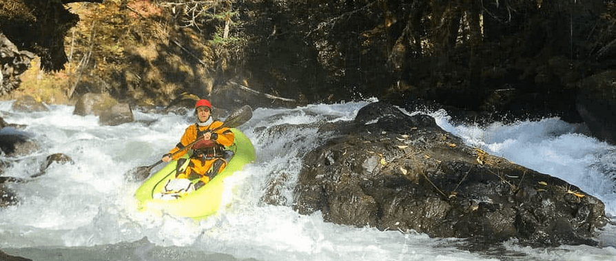 shows author Aaron Cavagnolo of Brexpeditions.com packrafting