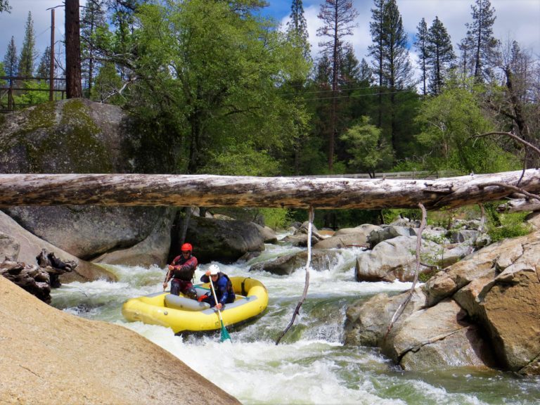 shows last rapid on the South Fork of the Tuo;umne River