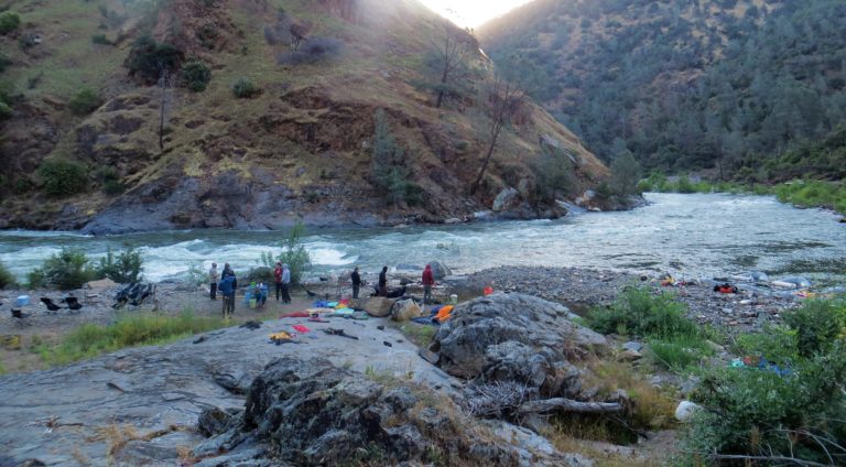 camp at Big Creek-Tuolumne River trip