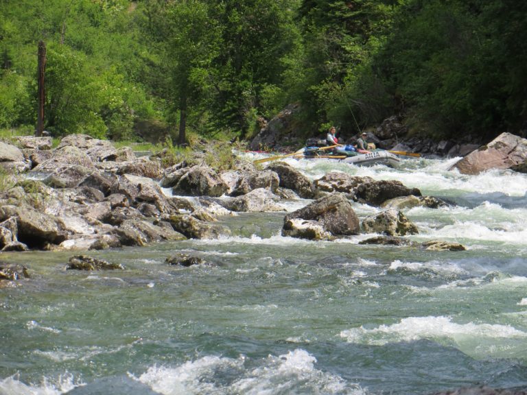 shows how technical galloping gerdie rapid is on the Selway River