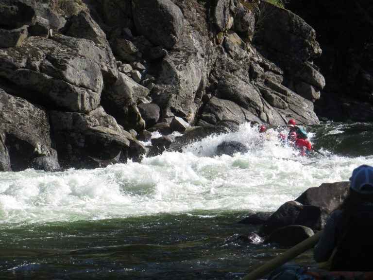 show route through Jim's Creek Rapid