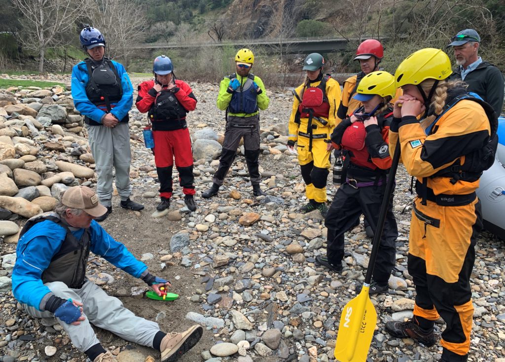 whitewater rafting guide school lecture