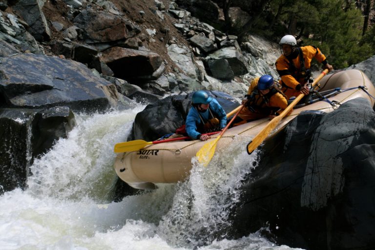 show rapid in Franklin Canyon on a Middle Feather Rafting trip