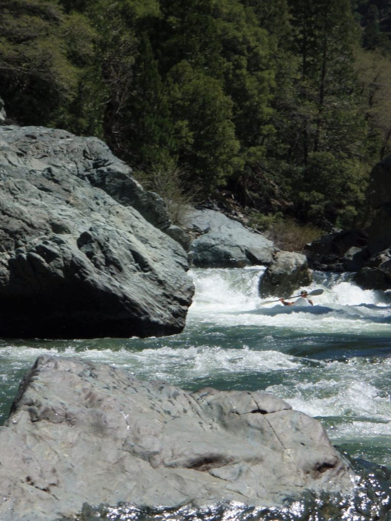 Seive rapid on a Middle Fork Feather Rafting and Kayaking Trip