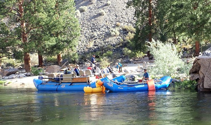 shows what a Middle fork Salmon Rafting Sweep looks like