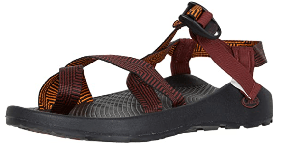 solid straps on Chaco rafting sandals