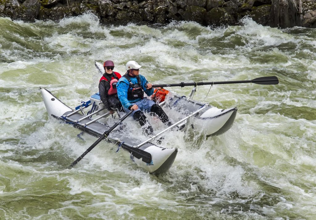 catarafters on cold day in drysuits