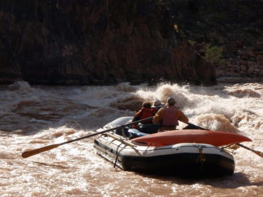 Grand Canyon Rafting through Crystal Rapid